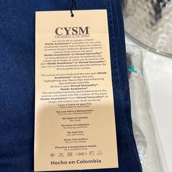 Jean palazzo, 100% Colombian tags in - Picture 3 of 4